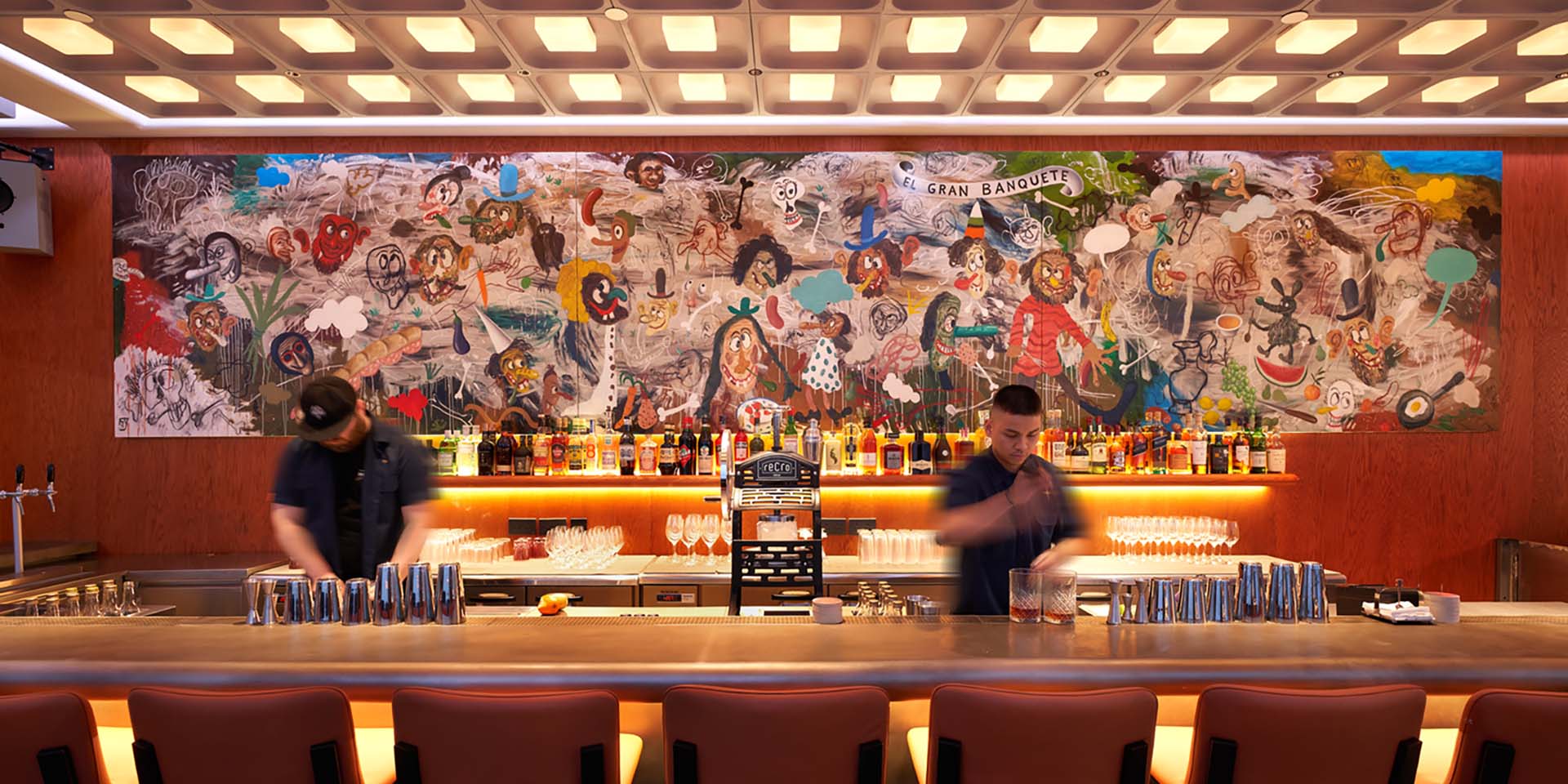 Venue showcasing artwork